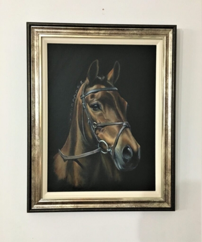 Art By Atcheson Equine Portrait - Oil on Canvas